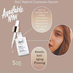 🖤 NIB - RoC Retinol Correxion Retinol Serum, Gentle
Anti-Aging + Firming